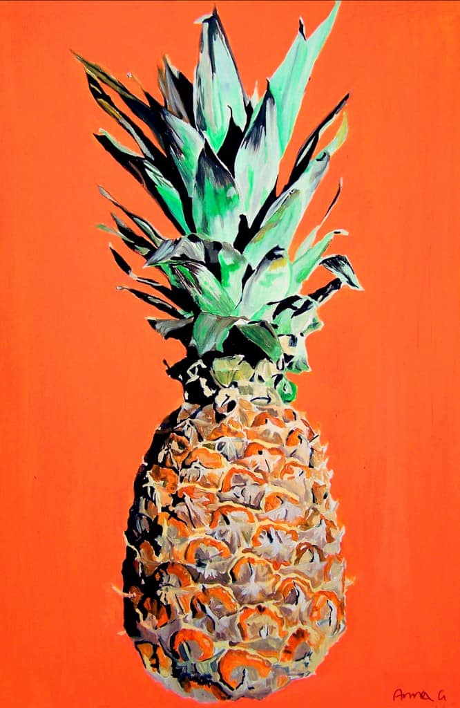 Pineapple painting