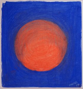 Chalk pastel drawing